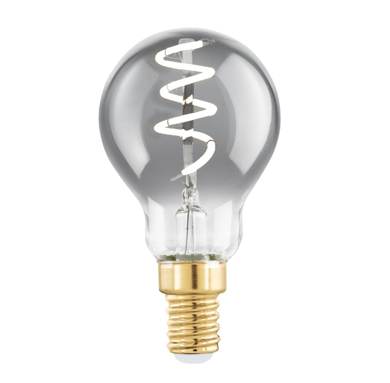 DECORATIVE E14 LIGHT BULB-GREY