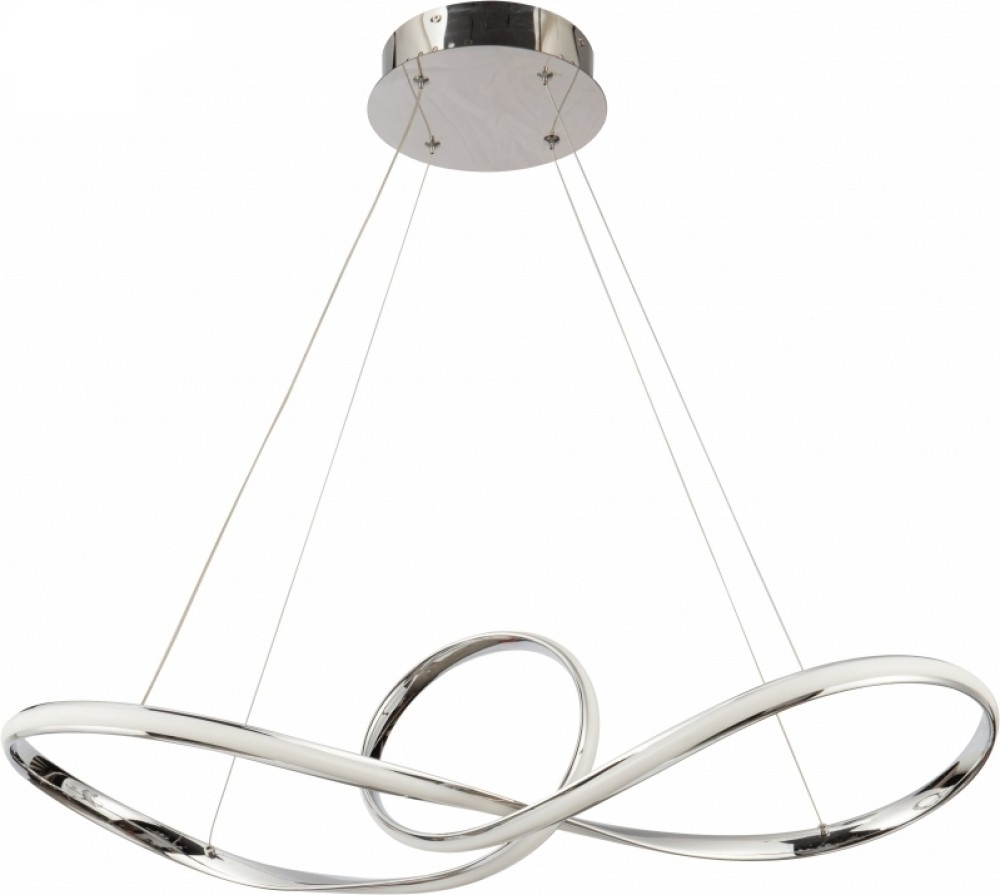CHROME SUSPENDED LED L:81cm