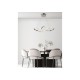 CHROME SUSPENDED LED L:81cm