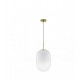 GRADIENT WHITE OVAL PENDANT Ø24cm