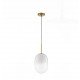 GRADIENT WHITE OVAL PENDANT Ø18cm