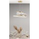 SOSPENSIONE LED COASTER BIANCA 60W 8000LM CCT 60X28CM