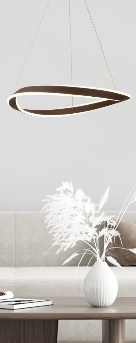 COFFEE TWIST SUSPENDED LED D:62cm