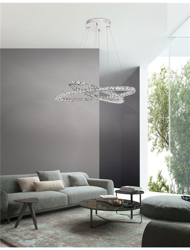 ΚΡΕΜΑΣΤΟ  LED D:64 H:120