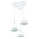 ΚΡΕΜΑΣΤΟ LED MAT WHITE D:45 H:120