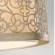 2ΦΩΤΟ ΟΡΟΦΗΣ SILVER LEAF ΜΕ ΑΡΑΒΟΥΡΓΗΜΑΤΑ D:37,5cm USA