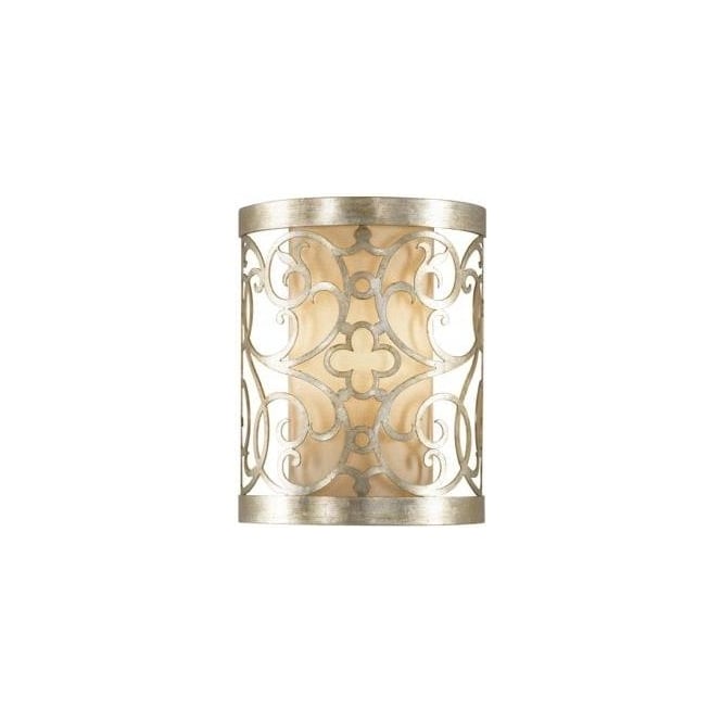 ΑΠΛΙΚΑ SILVER LEAF ΜΕ ΑΡΑΒΟΥΡΓΗΜΑΤΑ H:24cm USA