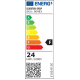 Μοντέρνο Φωτιστικό Τοίχου - Απλίκα LED 24W 2160lm 5° DC 24V Αδιάβροχο IP67 Θερμό Λευκό 2700K - CREE COB Chip & TÜV SÜD Driver - Γκρι Ανθρακί Ματ - Μ13 x Π16.5 x Υ5cm - 3 Χρόνια Εγγύηση