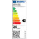 Φωτιστικό Πλαφονιέρα Οροφής LED 30W 3000lm 120° AC 220-240V Αδιάβροχο IP54 Ψυχρό Λευκό 6000K - Lumileds SMD Chip - Λευκό Γαλακτερό - Μ33 x Π33 x Υ6cm - 3 Χρόνια Εγγύηση