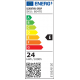 Μοντέρνο Επιδαπέδιο Φωτιστικό LED 24W 2640lm 200° AC 220-240V IP20 Ρυθμιζόμενο Λευκό CCT με On/Off 2700K/4500K/6000K - Lumileds SMD Chip - Μαύρο Ματ - Μ18 x Π18 x Υ160cm - 3 Χρόνια Εγγύηση
