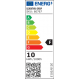 Μοντέρνο Φωτιστικό Τοίχου - Απλίκα LED 10W 1050lm 120° AC 220-240V Αδιάβροχο IP65 Φυσικό Λευκό 4500K - Bridgelux SMD Chip - Μαύρο Ματ - Μ17 x Π17 x Υ9cm - 3 Χρόνια Εγγύηση