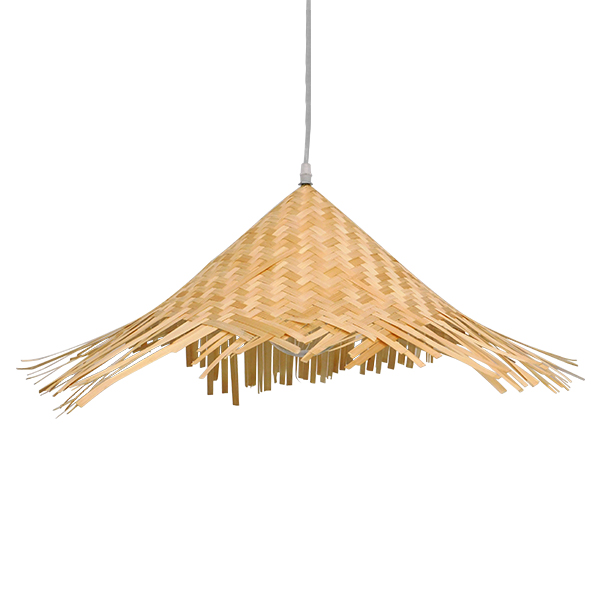 Boho Κρεμαστό Φωτιστικό Οροφής με Ντουί 1 x E27 AC 220-240V IP20 - Μπεζ - Μ70 x Π70 x Y25cm