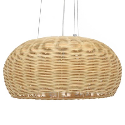 Boho Κρεμαστό Φωτιστικό Οροφής με Ντουί 3 x E27 AC 220-240V IP20 - Μπεζ - Μ45 x Π45 x Υ24cm