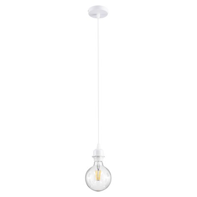 Boho Κρεμαστό Φωτιστικό Οροφής με Ντουί 1 x E27 AC 220-240V IP20 - Λευκό - Μ4 x Π4 x Υ110cm