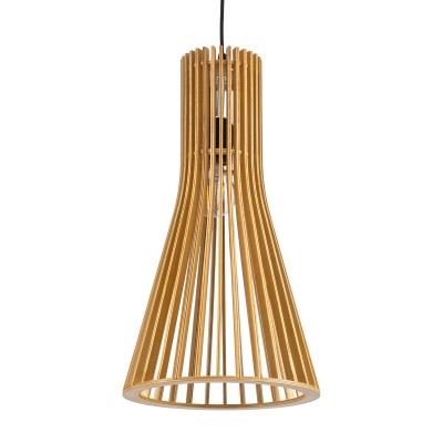 Boho Κρεμαστό Φωτιστικό Οροφής με Ντουί 1 x E27 AC 220-240V IP20 - Μπεζ - Μ25 x Π25 x Υ45cm