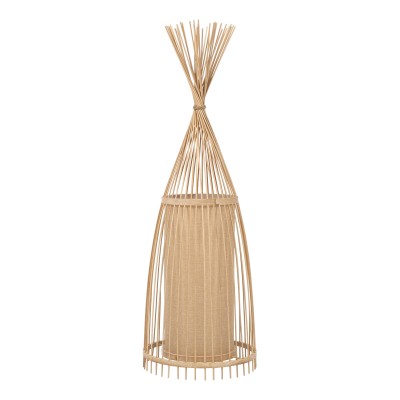 Boho Επιδαπέδιο Φωτιστικό με Ντουί 1 x E27 AC 220-240V IP20 - Μπεζ - Μ30 x Π30 x Υ90cm