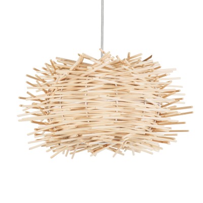 Boho Κρεμαστό Φωτιστικό Οροφής με Ντουί 1 x E27 AC 220-240V IP20 - Μπεζ - Μ30 x Π30 x Υ18cm