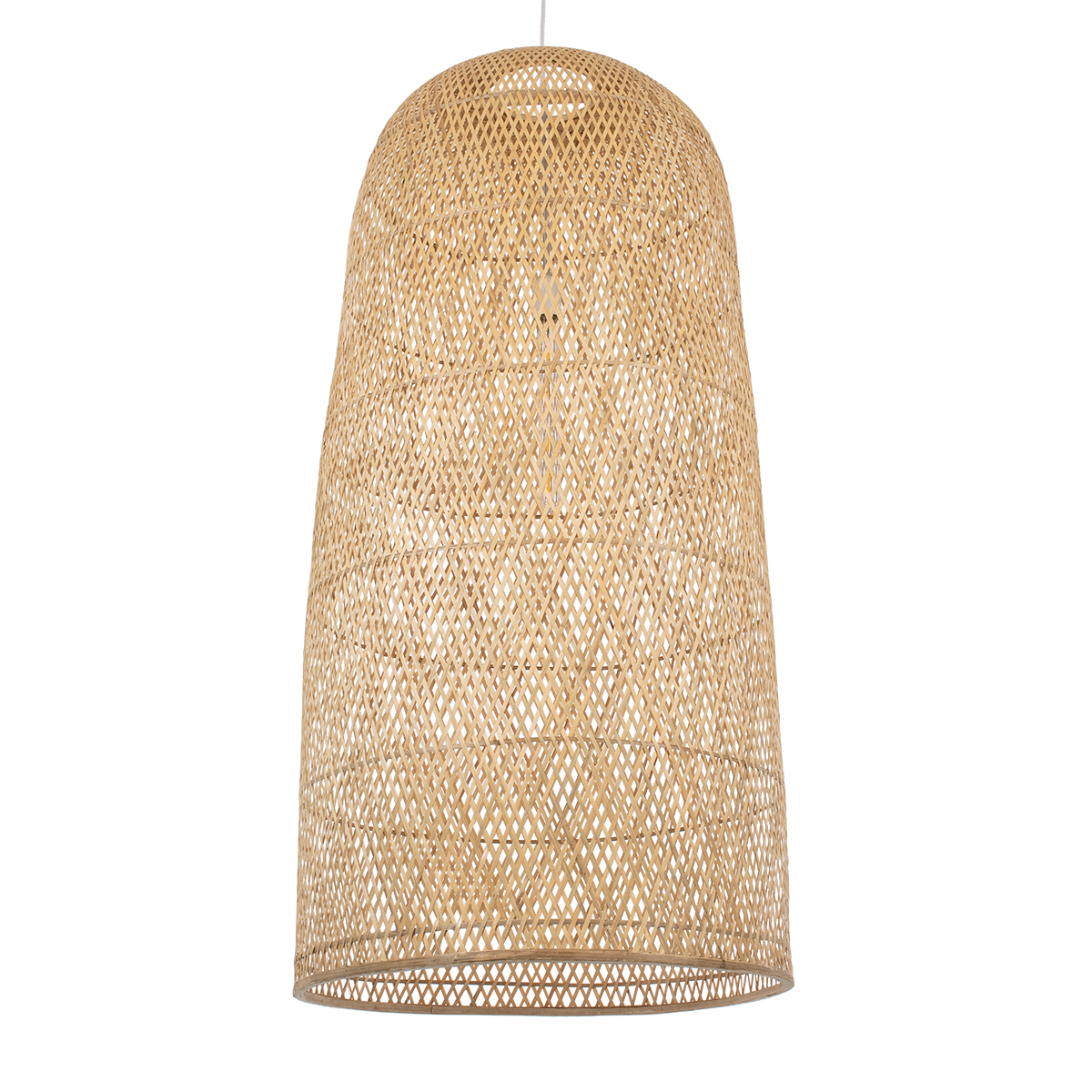 Boho Κρεμαστό Φωτιστικό Οροφής με Ντουί 1 x E27 AC 220-240V IP20 - Μπεζ - Μ60 x Π60 x Y120cm