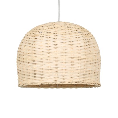 Boho Κρεμαστό Φωτιστικό Οροφής με Ντουί 1 x E27 AC 220-240V IP20 - Μπεζ - Μ31 x Π31 x Y22cm