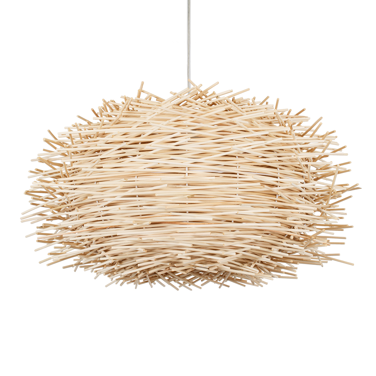Boho Κρεμαστό Φωτιστικό Οροφής με Ντουί 1 x E27 AC 220-240V IP20 - Μπεζ - Μ60 x Π60 x Y35cm