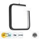 Μοντέρνο Κρεμαστό Φωτιστικό Οροφής LED 12W 1320lm 360° AC 220-240V IP20 Ρυθμιζόμενο Λευκό CCT με On/Off 2700K/4500K/6000K - Lumileds SMD Chip - Μαύρο Ματ - Μ22 x Π2 x Υ22cm - 3 Χρόνια Εγγύηση