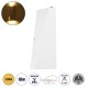 Μοντέρνο Φωτιστικό Τοίχου - Απλίκα LED 10W 1150lm 5°/60° AC 220-240V Αδιάβροχο IP65 Θερμό Λευκό 2700K - Bridgelux COB Chip & TÜV SÜD Driver - Λευκό Ματ - Μ8.5 x Π8.5 x Υ20cm - 5 Χρόνια Εγγύηση