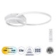 Μοντέρνο Φωτιστικό Οροφής LED 67W 7573lm 360° AC 220-240V IP20 Ρυθμιζόμενο Λευκό CCT με Χειριστήριο από 2700K έως 6000K Dimmable - Lumileds SMD Chip - Λευκό Ματ - Μ84 x Π45 x Υ13cm - 3 Χρόνια Εγγύηση