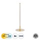 Μοντέρνο Επιτραπέζιο Φωτιστικό LED 8W 880lm 200° AC 220-240V IP20 Ρυθμιζόμενο Λευκό CCT με On/Off 2700K/4500K/6000K - Lumileds SMD Chip - Χρυσό - Μ15 x Π15 x Υ46cm - 3 Χρόνια Εγγύηση