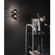 APPLIQUE LED HELIX NERO/ORO 9W 720LM 3000K 10X26X13,5CM