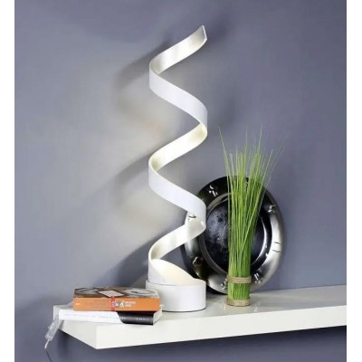 LUME LED HELIX BIANCO/SILVER 12W 740LM 4000K 14,5X66CM