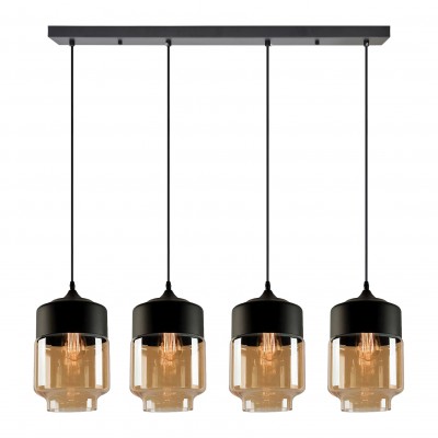SE21-HN-18-30-4BL+ GABY Honey Glass Pendant+