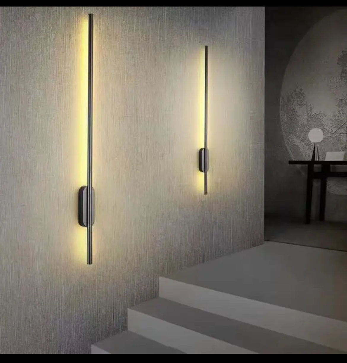 SE LED 120 GINNA BLACK WALL LAMP 18W 3000K 2 YEARS WARRANTY