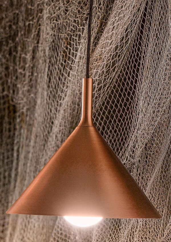 PENDANT BELL ALUMINUM D30cm ITALY