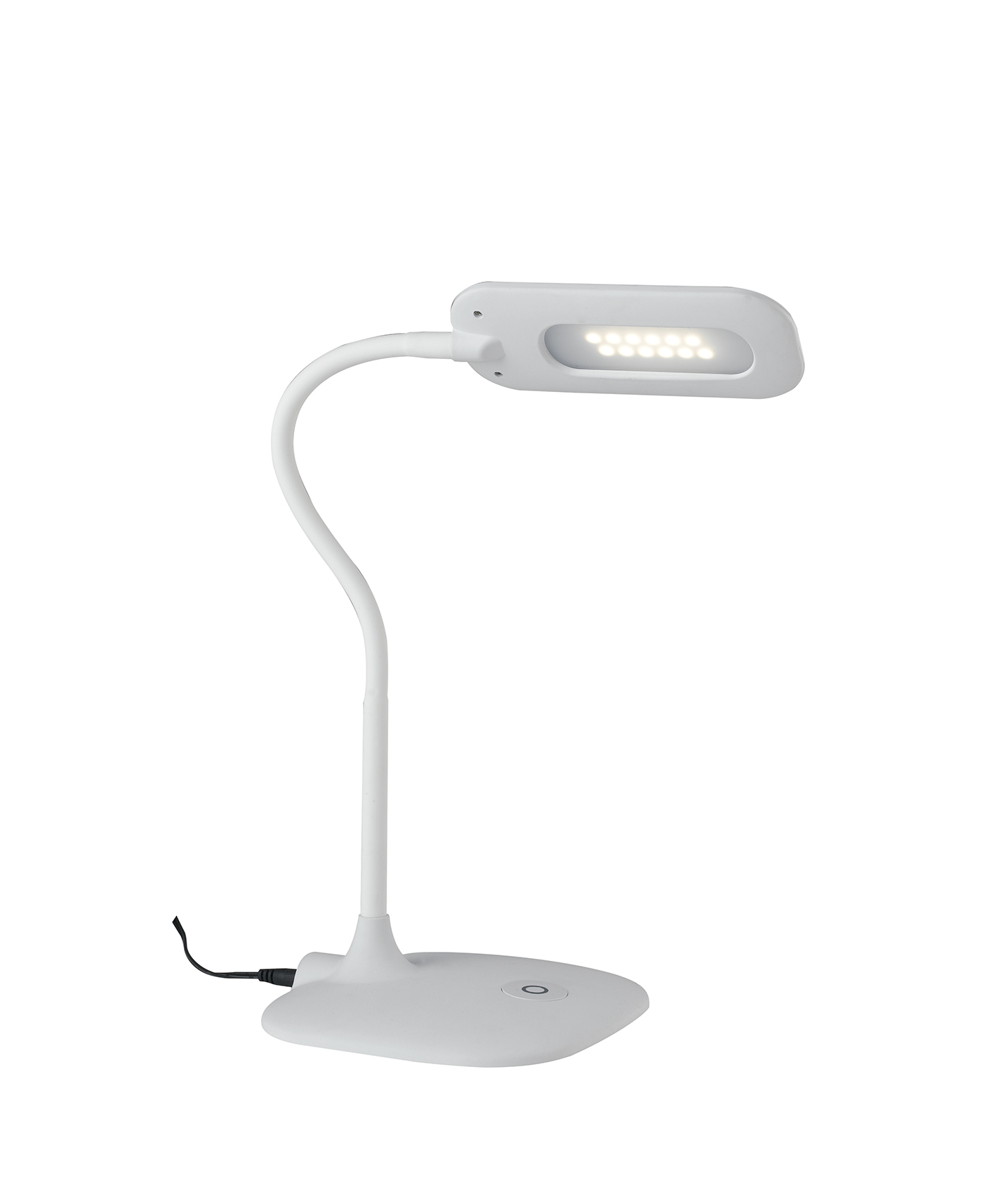 LAMPADA DA LETTURA LED DARWIN BIANCA 4,8W 450LM 4000K DIMMERABILE 16X16X53,5CM