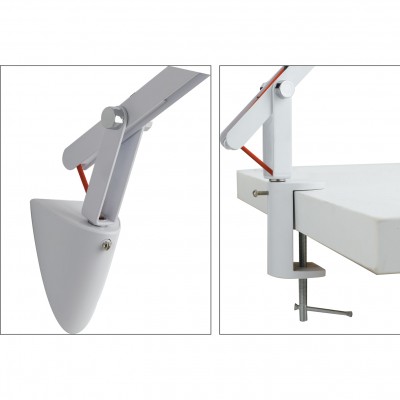 LAMPADA DA LETTURA LED LOCKE GRIGIA 6W 500LM 4000K 55X19,3CM