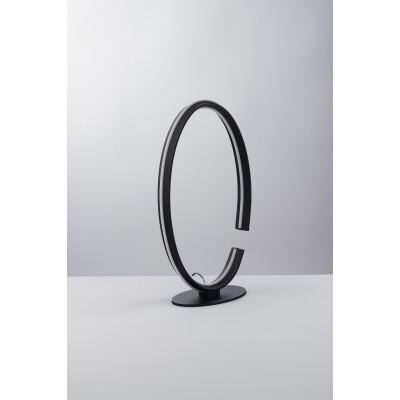 LUME LED CLARKE NERO 20W 1200LM 3000K 22X41CM
