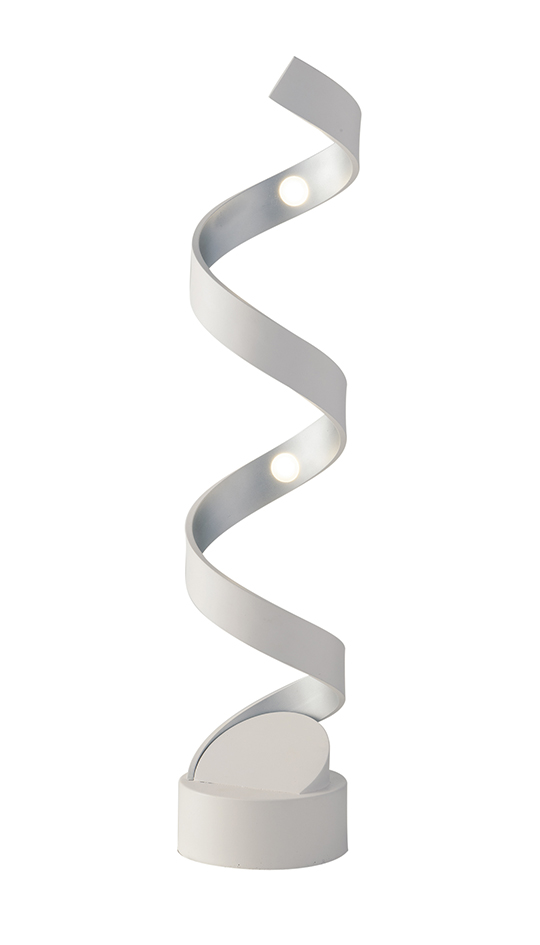 LUME LED HELIX BIANCO/SILVER 12W 740LM 3000K 14,5X66CM