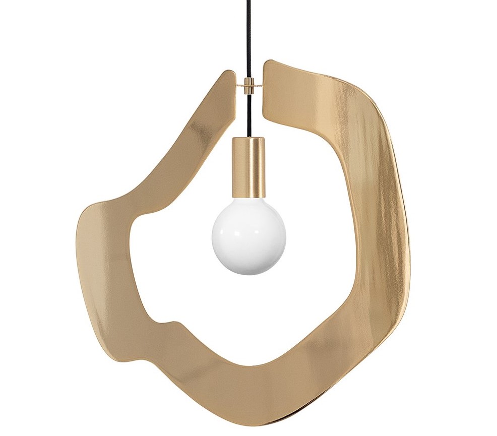 OPEN FRAME PENDANT PRECISION CUT METAL 45x41cm HANDMADE IN ITALY