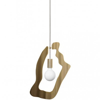 OPEN FRAME PENDANT PRECISION CUT METAL 48x37cm HANDMADE IN ITALY
