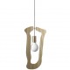 OPEN FRAME PENDANT PRECISION CUT METAL 50x30cm HANDMADE IN ITALY