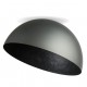 LARGE STEEL CEILING DOME SILVER-BLACK Ø70cm