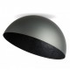 STEEL CEILING DOME SILVER-BLACK Ø50cm