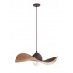 MODERN SINGLE-BULB PENDANT, STEEL BROWN-COPPER Ø55cm