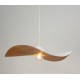 MODERN SINGLE-BULB PENDANT, STEEL WHITE-COPPER Ø76cm
