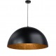 EXTRA LARGE STEEL DOME PENDANT BLACK-COPPER Ø90cm