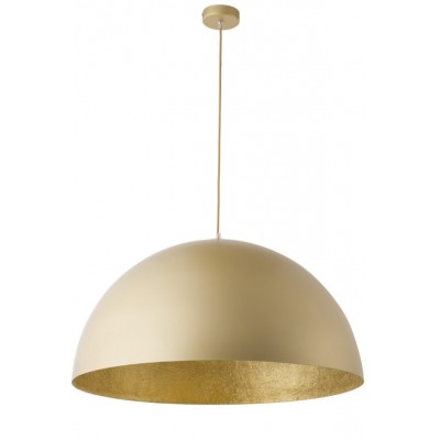 STEEL DOME PENDANT GOLD Ø50cm