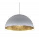 EXTRA LARGE STEEL DOME PENDANT GREY-GOLD Ø90cm