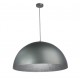 EXTRA LARGE STEEL DOME PENDANT SILVER Ø90cm