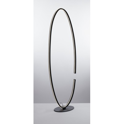 PIANTANA LED CLARKE NERA 32W 1920LM 3000K 42X133CM