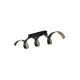 PLAFONIERA LED HELIX NERO/ORO 20W 1600LM 3000K 80X18X13,5CM